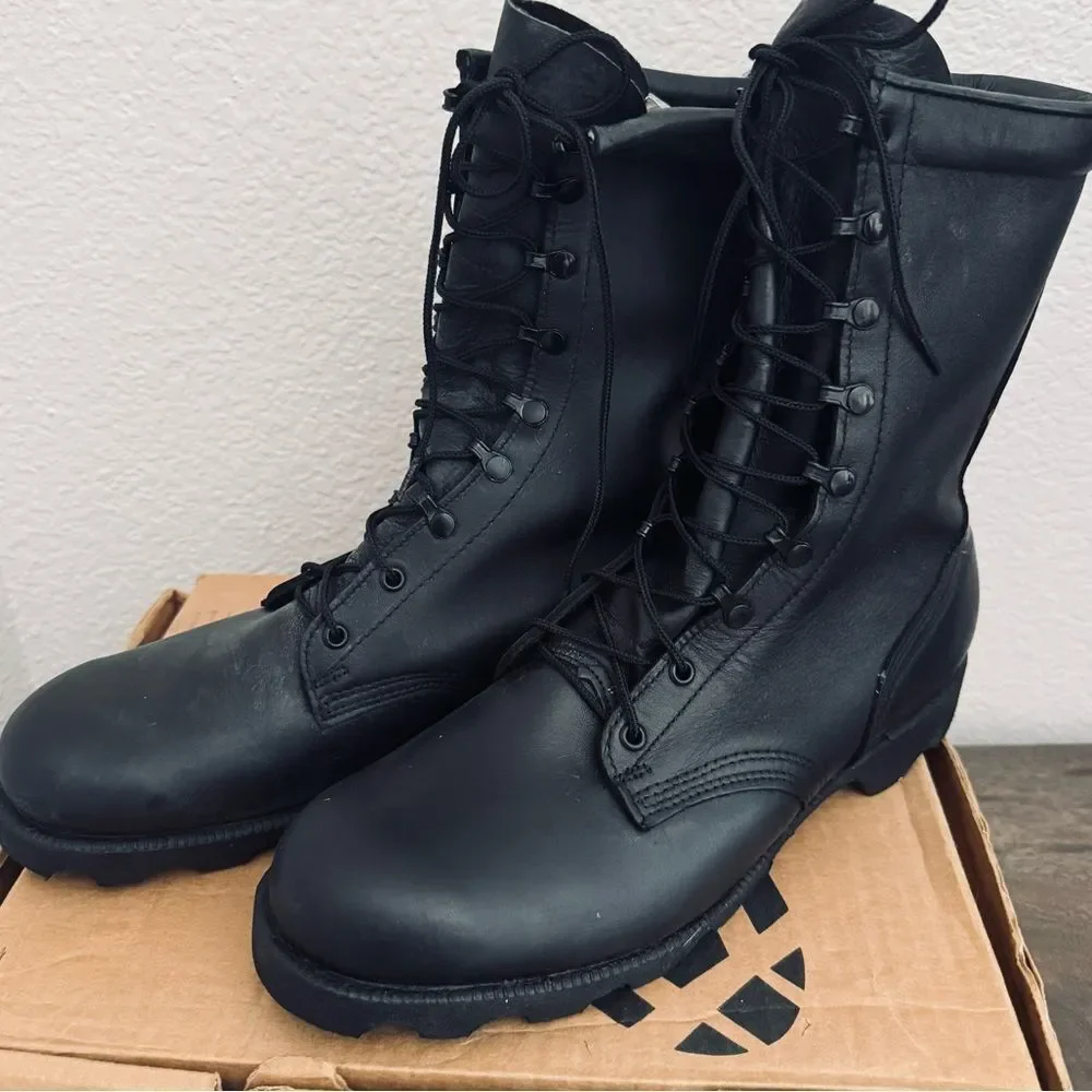 Altama Footwear Black Lace-Up Tactical Combat Boots 12